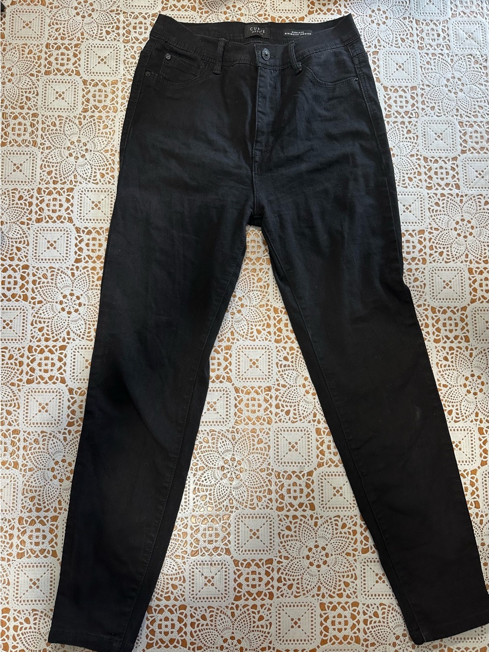 Curve Appeal High Rise Minimalist Jegging Black Size 8/29